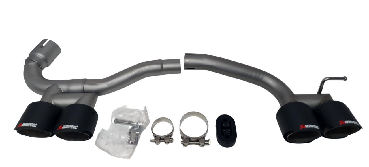 BMW F30 F32 насадки выхлоп под М3 M4 бампер карбон akrapovic