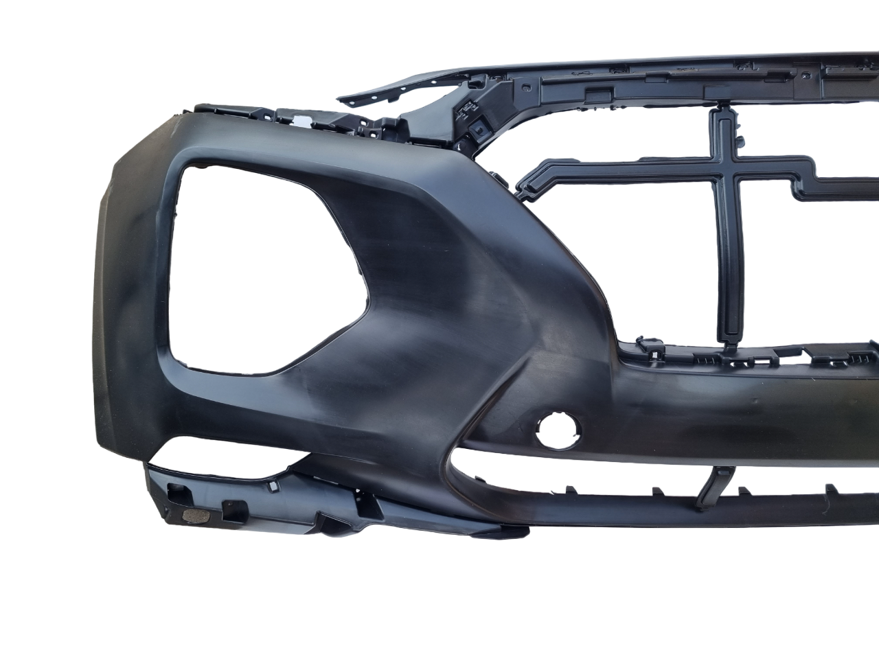 Hyundai Santa Fe 4 2018-2020 бампер передний голый