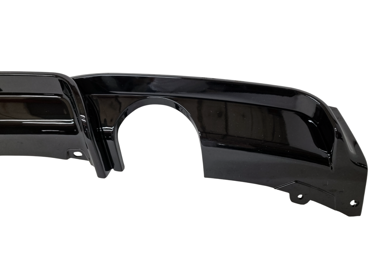 BMW F30 диффузор черный глянец 1+1