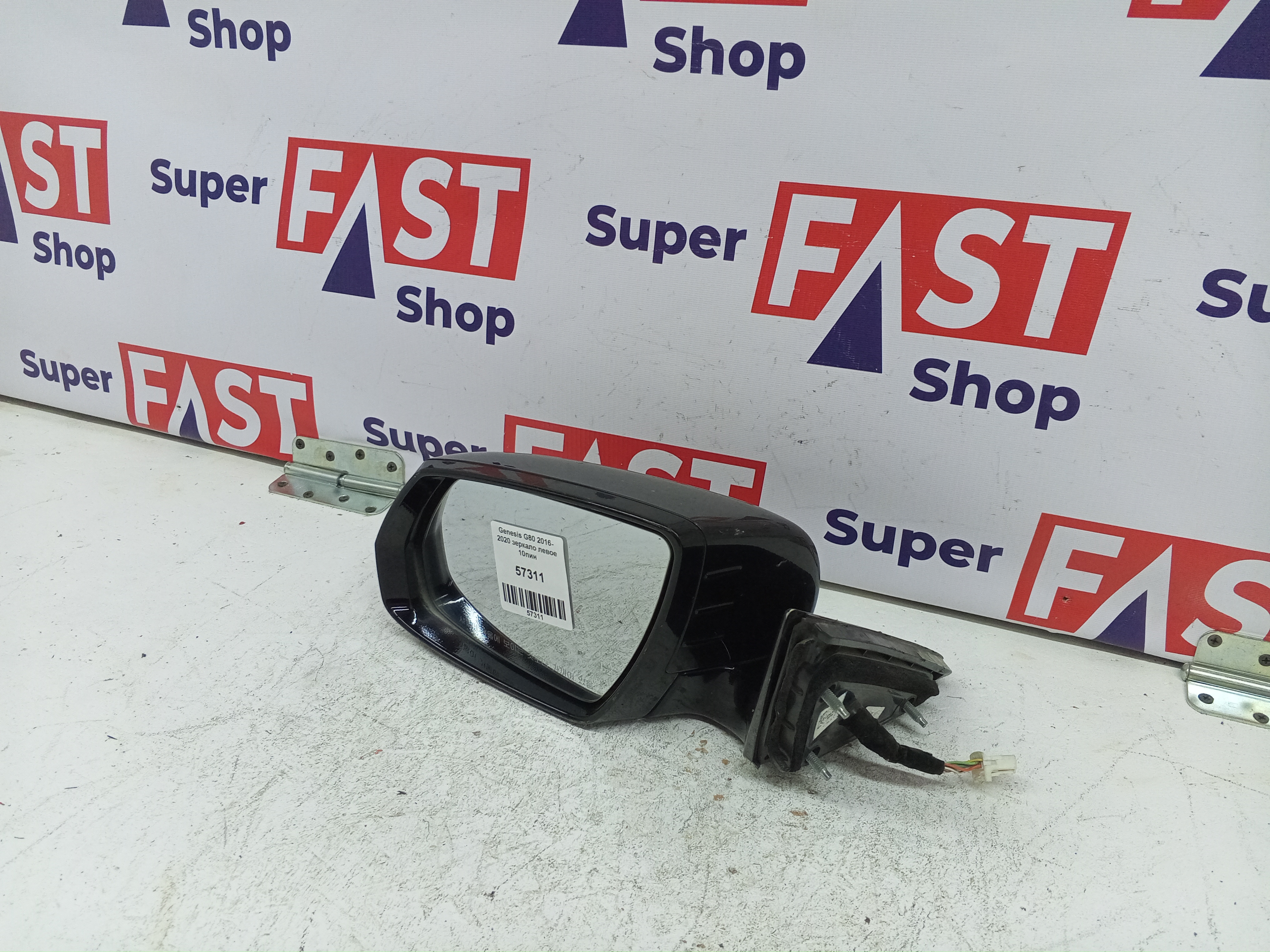Genesis G80 2016-2020 зеркало левое 10пин