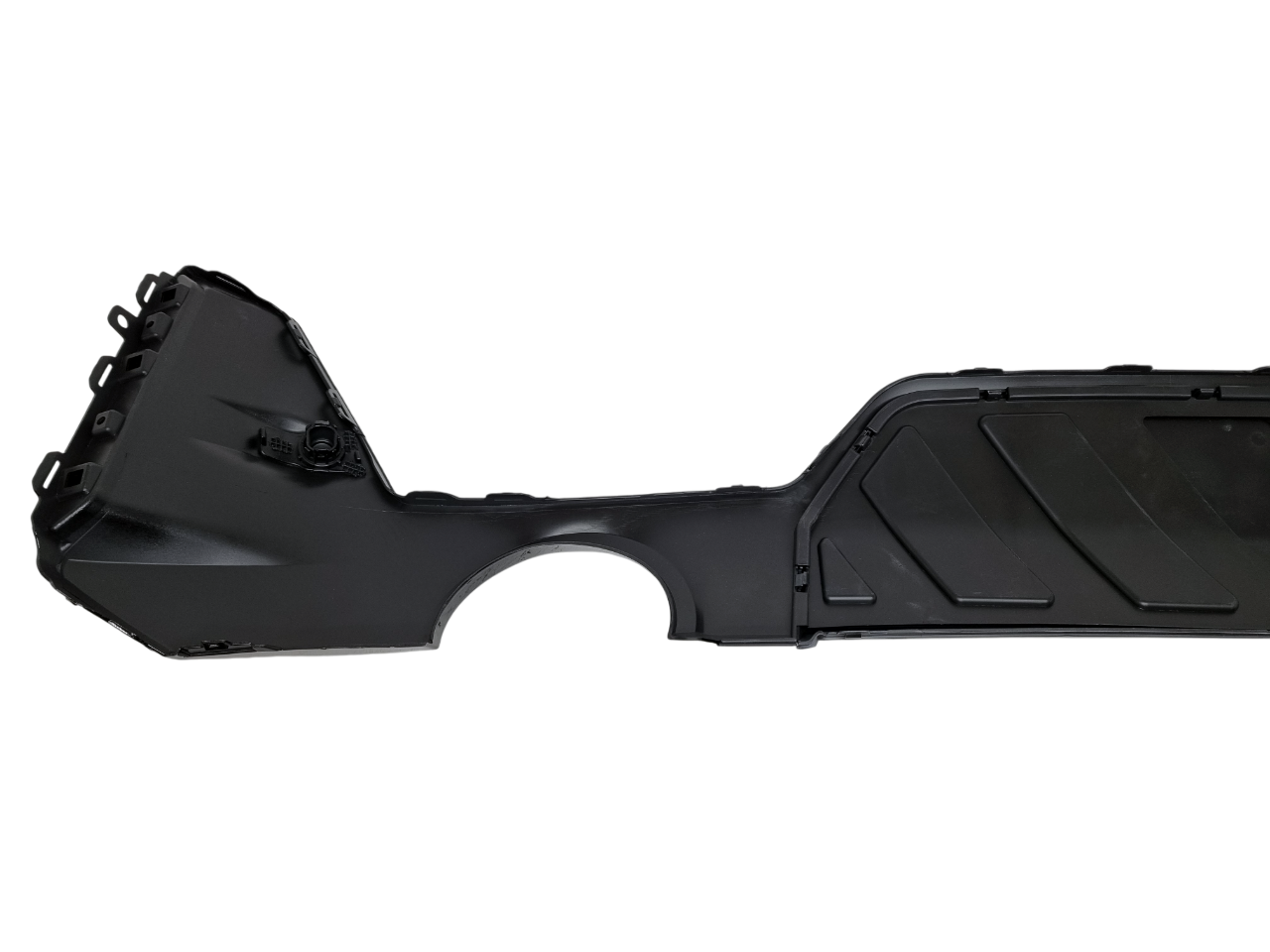 BMW G20 рестайлинг диффузор черный глянец 1+1