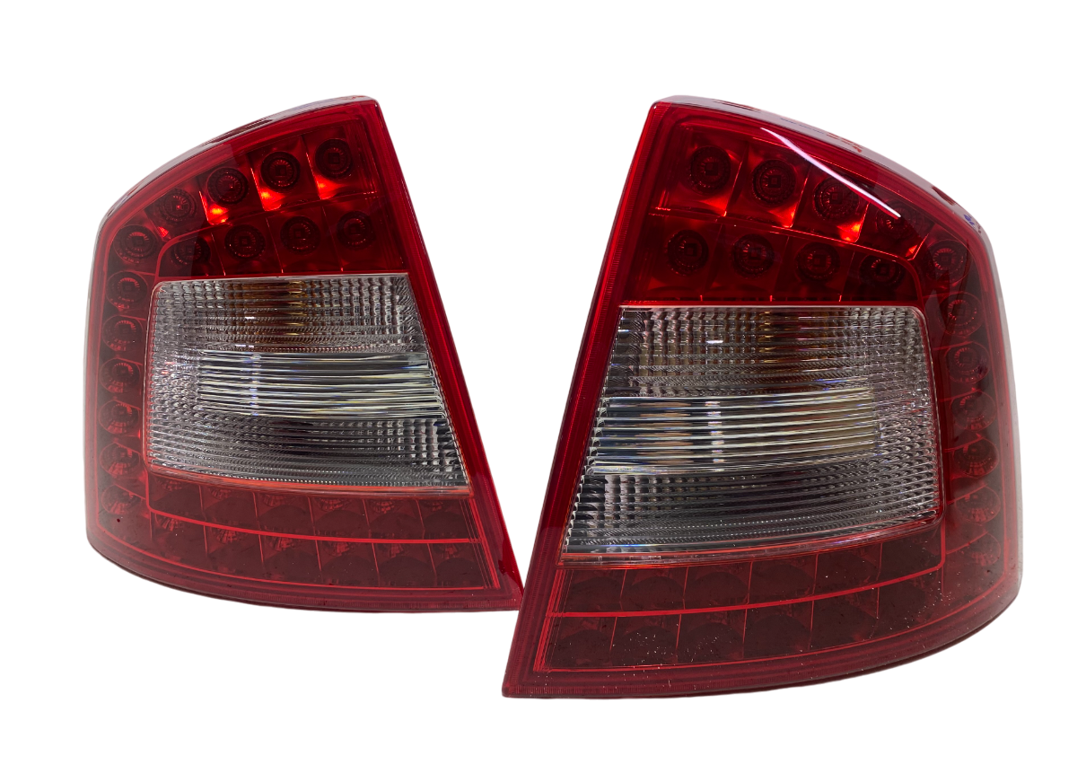 Skoda Octavia A5 рестайлинг 2008-2013 фонари LED RS