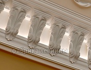 Гипсовый световой карниз
