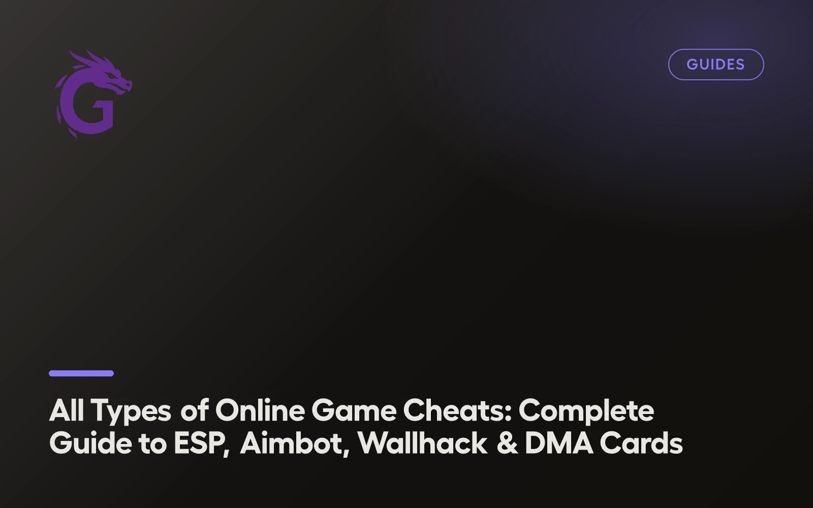 All Types of Online Game Cheats: Complete Guide to ESP, Aimbot, Wallhack & DMA Cards