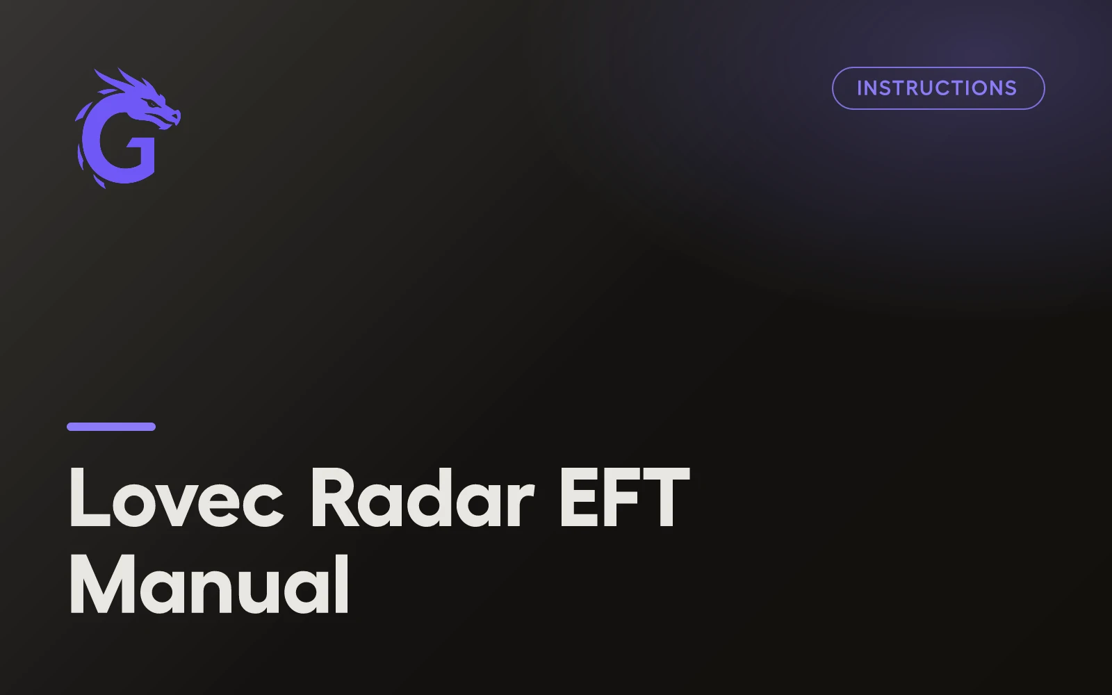 Lovec Radar EFT Manual