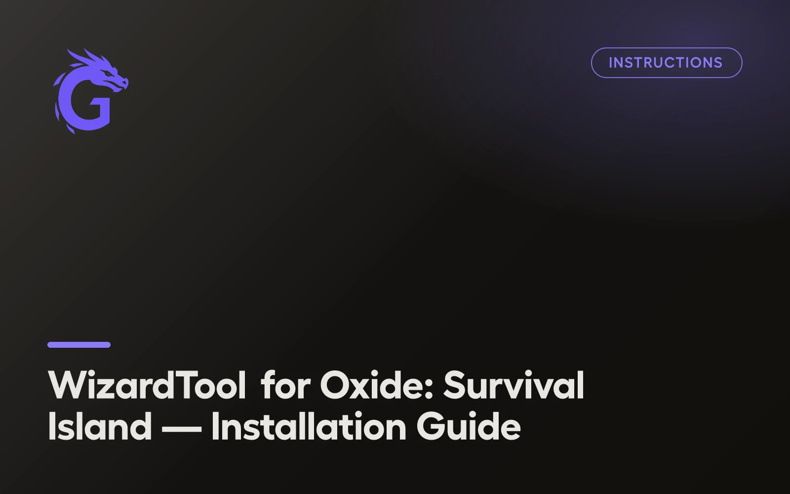 WizardTool for Oxide: Survival Island — Installation Guide