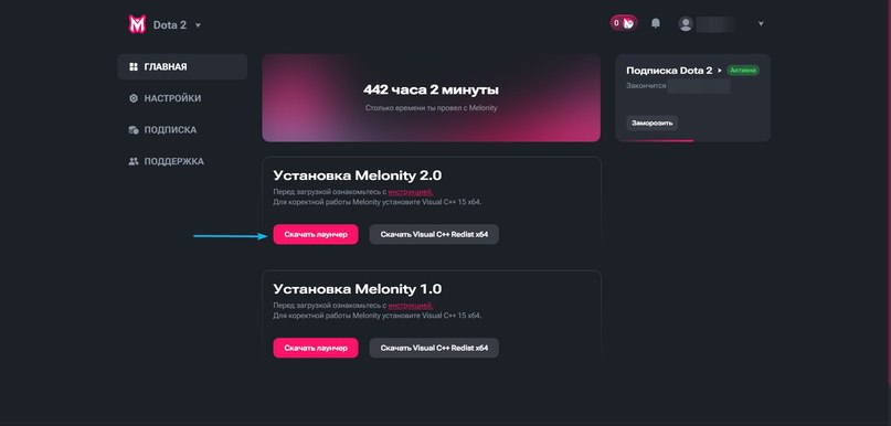 On the main page, click the “Download Launcher” button.