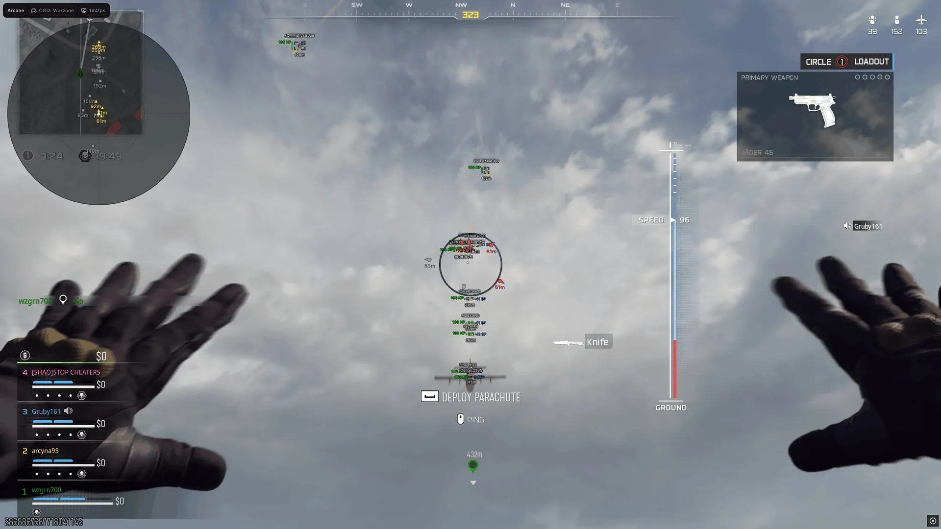 Чит Arcane для CoD: BO 6-7 / WARZONE