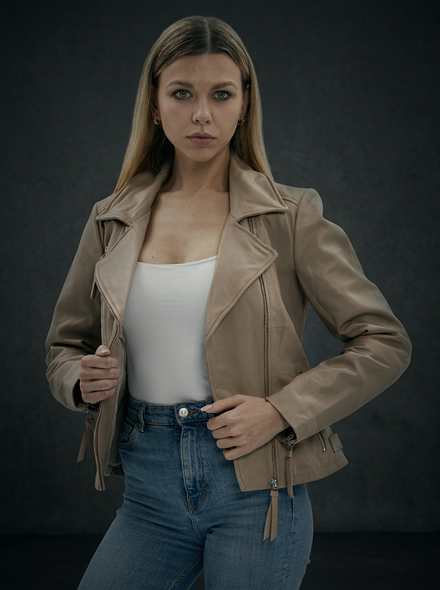 Косуха кожаная натуральная Biker Princess SR