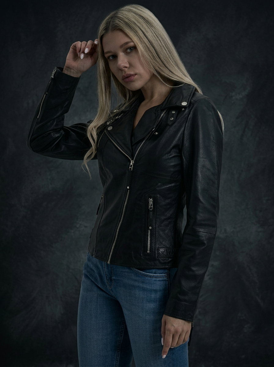 Косуха кожаная натуральная Biker Princess