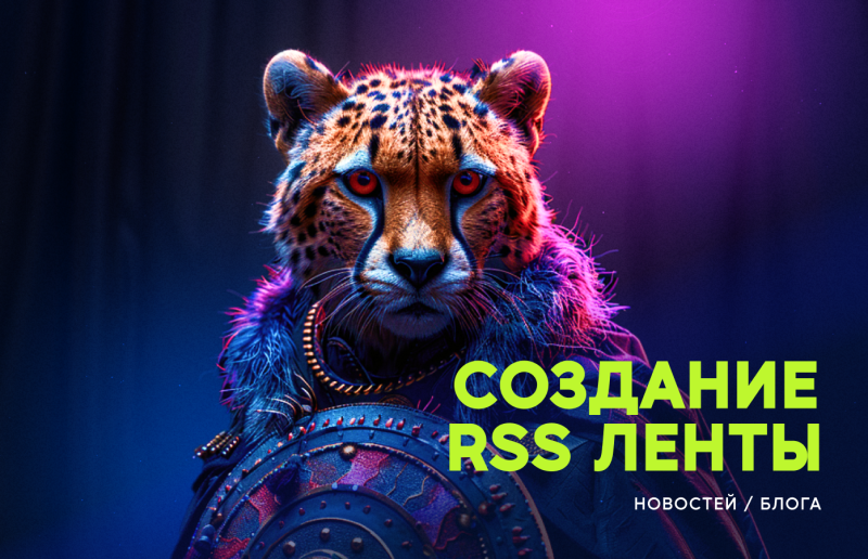 Создание RSS ленты новостей/блога