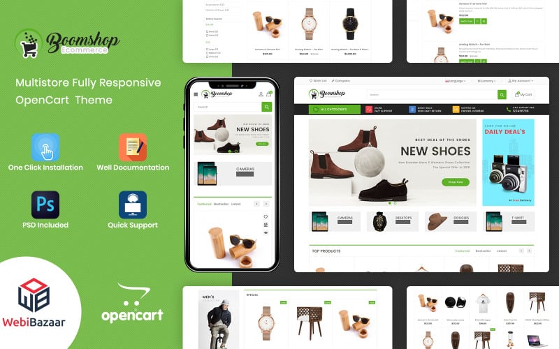 Boomshop - Шаблон OpenCart для торгового центра