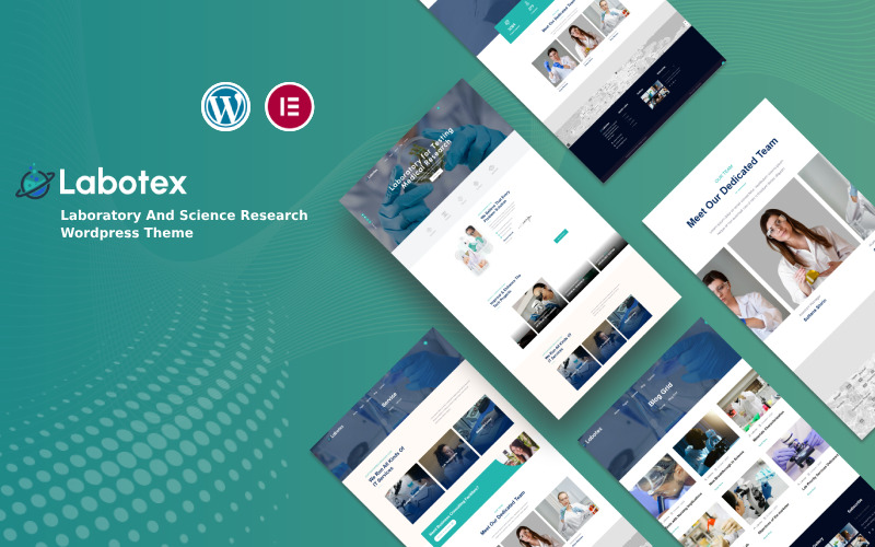 Labotex - тема Wordpress для лабораторных и научных исследований