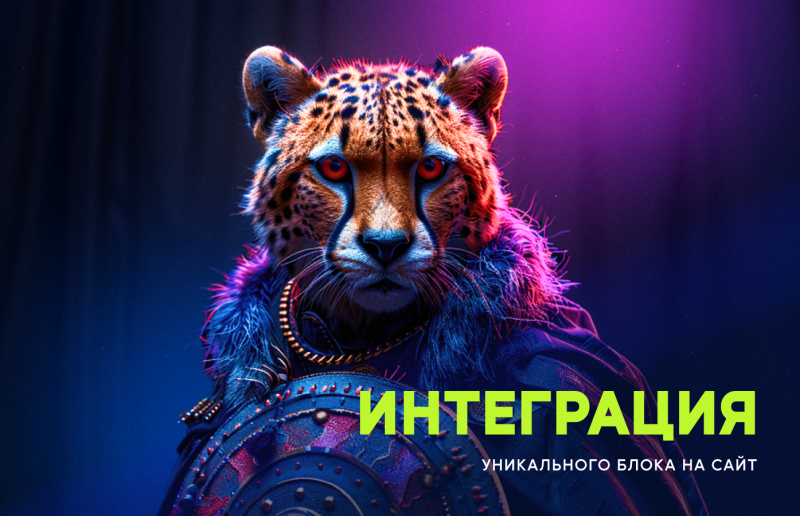 Интеграция уникального блока на сайт