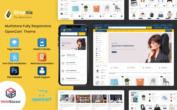 Shopnia - Многоцелевой шаблон OpenCart