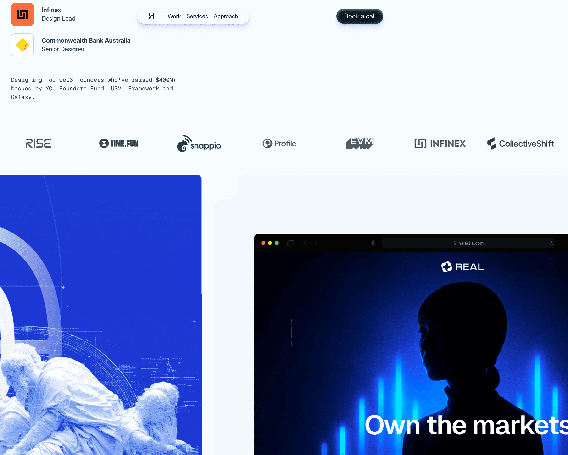 Halaska portfolio preview