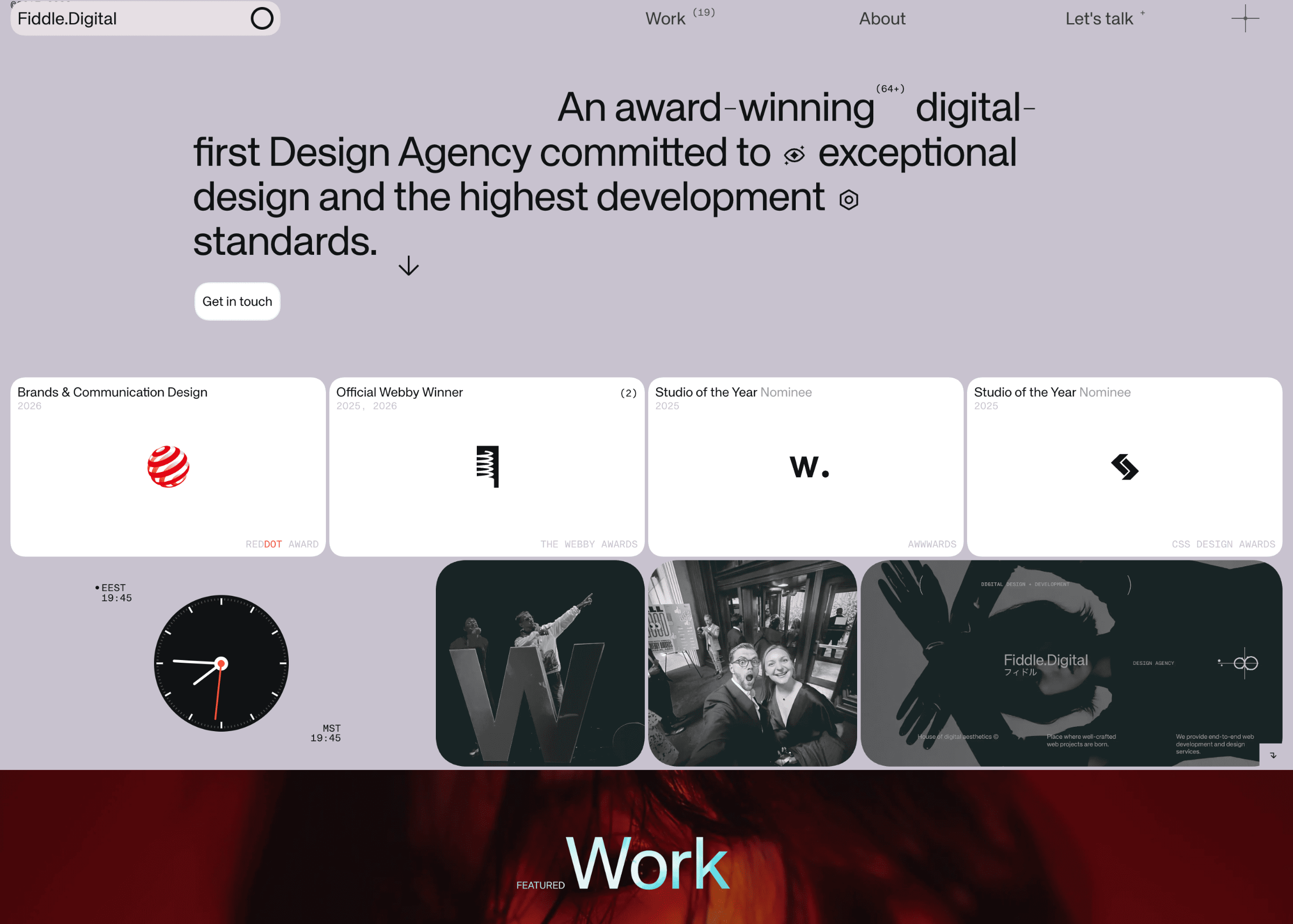 Fiddle portfolio preview