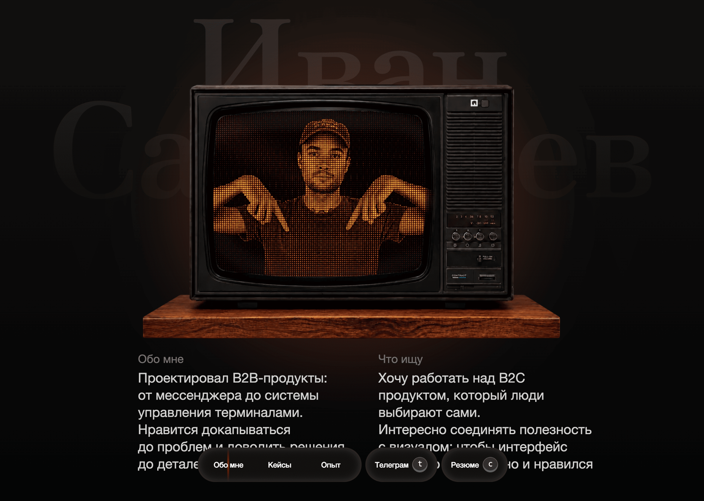 Ivan Samyshev portfolio preview