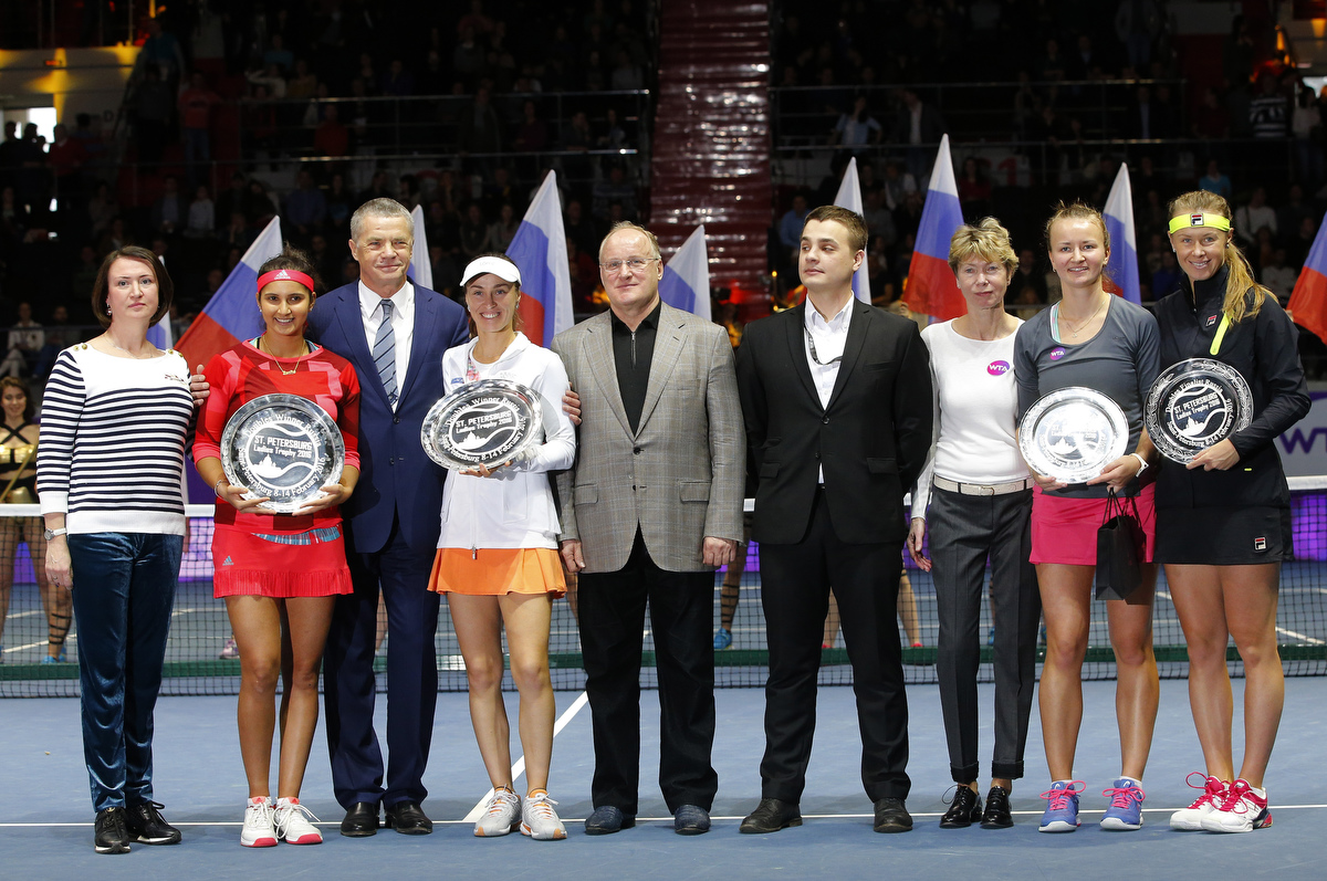 «St. Petersburg Ladies Trophy»: Хингис и Мирза завоевали титул в парном разряде — фото 2
