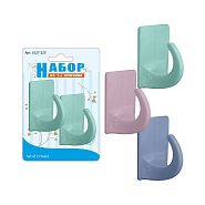 Крючки самоклеящиеся Мультидом VL27-223, 2 шт, микс