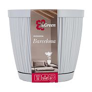 Горшок для цветов InGreen Barcelona, 1,8 л, утренний туман
