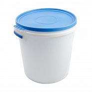 Бак пластиковый Радиан, пищевой, с герметичной крышкой и ручками, 32 л, белый