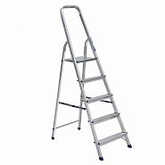 Стремянка Alumet AM705, алюминиевая, 5 ступеней, 1,77 м