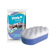 Губка банная массажная York, овальная