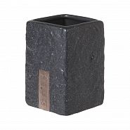 Стакан для зубных щеток Рыжий кот Bath, фарфор, 7 x 7 x 10,5 см