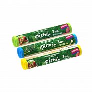 Скатерть одноразовая Avikomp Picnic, полиэтилен, 25 мкм, 110 x 180 см, рулон 3 шт