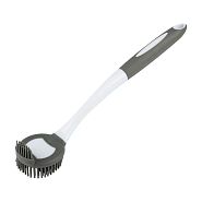 Щетка мытья для посуды Рыжий кот, 29 x 6 x 5,5 см, серая