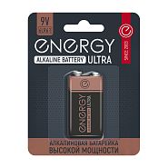 Батарейка Energy Ultra 6LR61/1B, типоразмер Крона