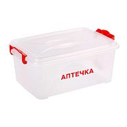 Аптечка пластиковая Альтернатива Аптечка, с ручкой, 35,2 x 23,7 x 14,5 см, белая