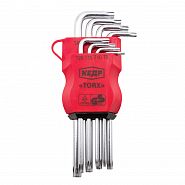 Ключи шестигранные Кедр Torx, Т9 - Т40, 8 шт