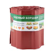 Бордюрная лента Park, 20 см x 9 м, 0,8 мм, красная
