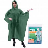 Дождевик-пончо Park RP-18, PEVA, размер XL, зеленый