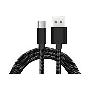 Кабель Energy ET-25, USB - Lightning, 1 м, черный