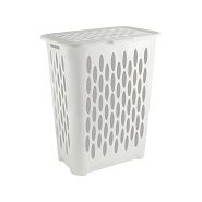 Корзина для белья Keeplex Light, с крышкой, 37 л, белое облако