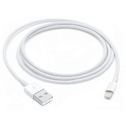 Кабель Apple Lightning - USB Cable (1 m), бел,MQUE2ZM/A+MXLY2ZM/A+MD818ZM/A
