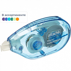 Корректирующая лента Attache 5ммх8м, боковая подача цвет корпуса в ассорт