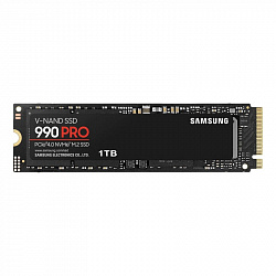 SSD накопитель Samsung 990 Pro 1Tb, M.2 2280, PCI-E 4.0 x4 (MZ-V9P1T0BW)
