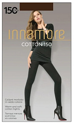 INNAMORE Колготки Cotton 150 (moka, 2) (из хлопка с комфортным поясом)