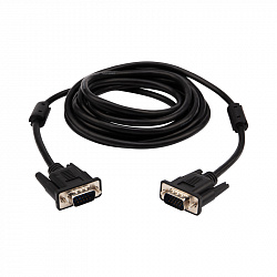 Шнур VGA - VGA с ферритами, длина 3 мeтра, черный PROconnect