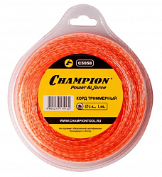 Леска Square Twist DUO 2,4 мм 44 м витой квадрат CHAMPION C5058