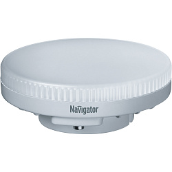 Лампа светодиодная LED матовая Navigator Tablet, GX53, 6 Вт, 4000 K, холодный свет