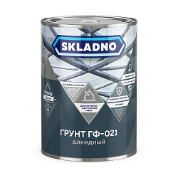 Грунт ГФ-021 Skladno, матовый, 2,6 кг, серый