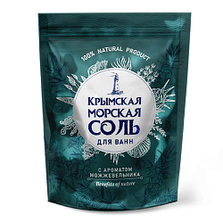 GREENFIELD 1100г Крымская морская соль для ванн с ароматом Можжевельника
