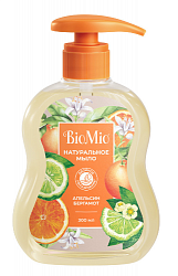 BIOMIO 300мл Мыло жидкое Bio-Soap Апельсин и Бергамот