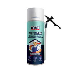 Бытовая монтажная пена Tytan Professional СантехBro, всесезонная, 500 мл