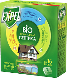 EXPEL Биоактиватор для септиков 8 таблеток в упаковке